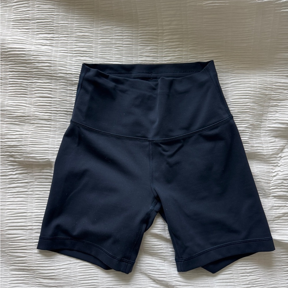 Lululemon navy align biker shirt size 6